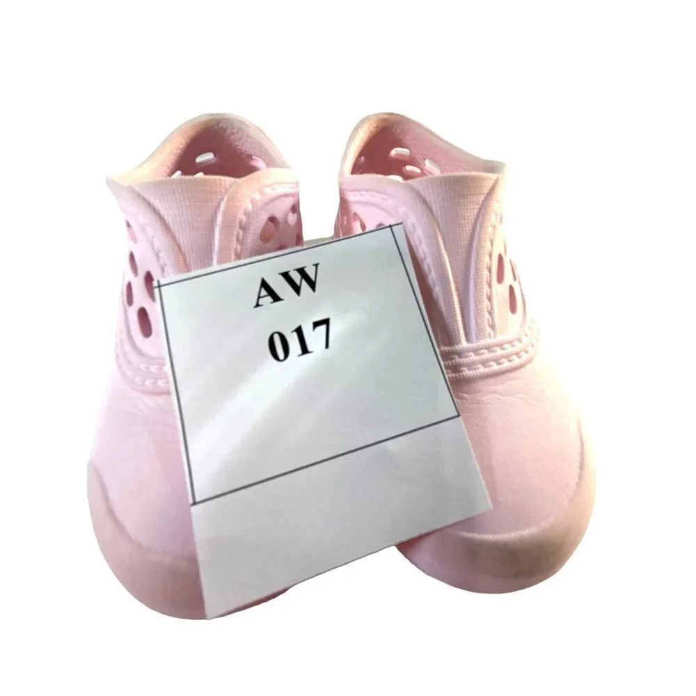 Oshkosh Toddler Girls Croc Shoes Pink Size 6 Little Toe & Bottom Stain